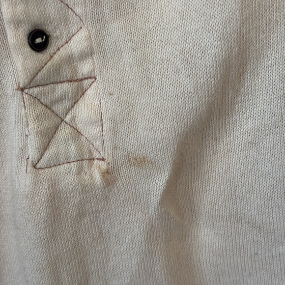 Free People Cream and Brown Boho Blouse - Picture 2 of 4